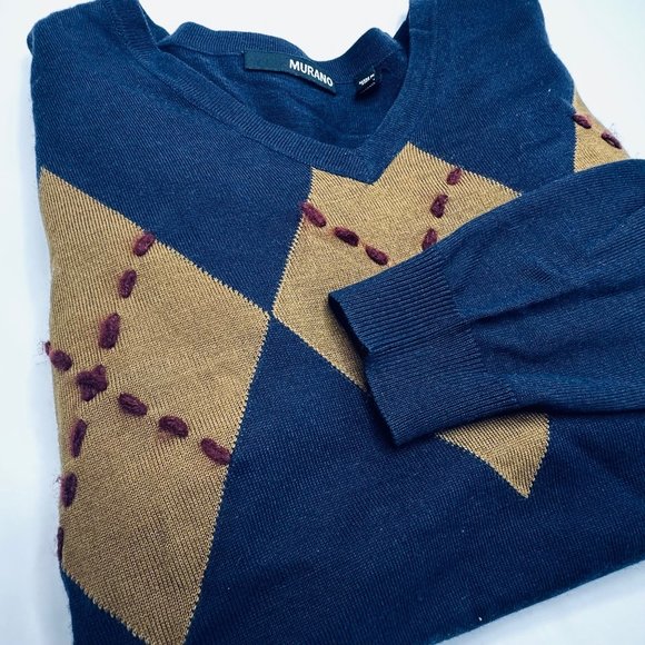 Murano. Men’s long sleeve sweater. Size medium - Picture 3 of 7